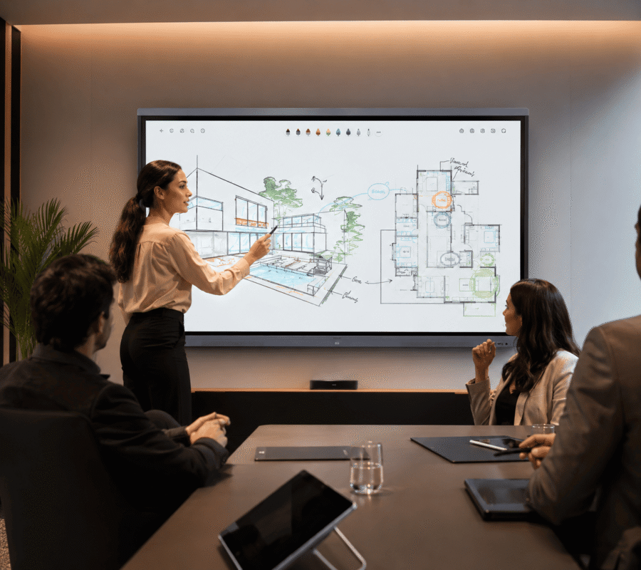 Video wall corporativo integrado por Digitech para salas de control y monitoreo