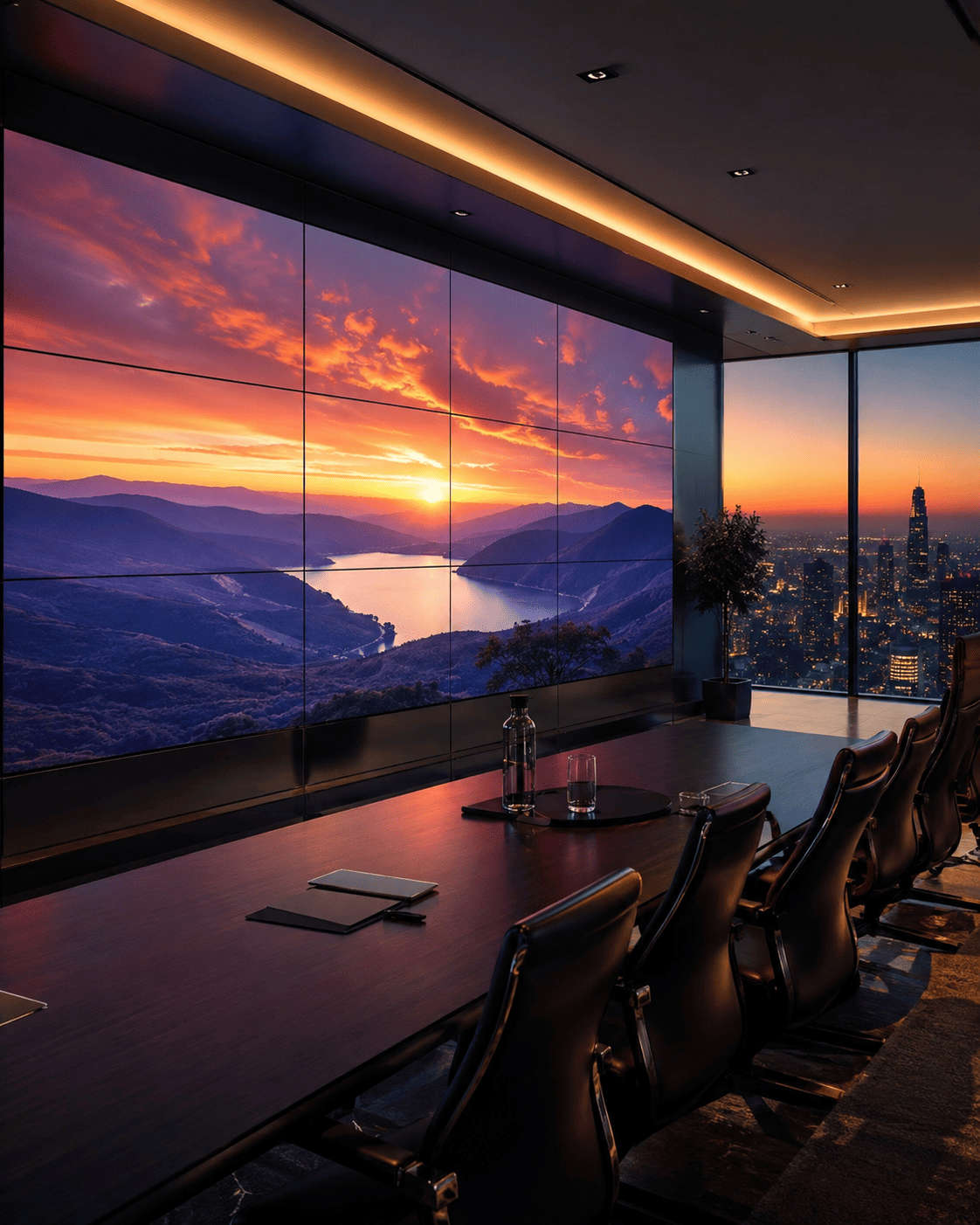 Pantalla LED profesional instalada por Digitech para comunicacion visual empresarial